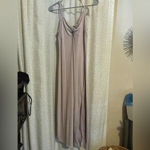 Elegant pink Maxi Dress